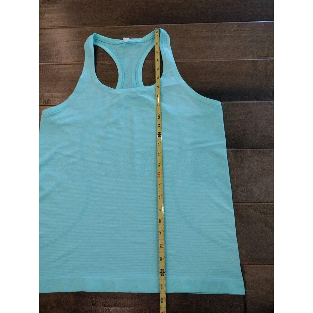 LULULEMON Women's EEUC Swiftly Tech mint green racerback tank top - 10